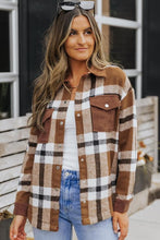 Flannel Plaid Double Flap Pocket Shacket
