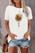 Sunflower Print /BE KIND Graphic Top