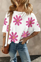 Daisy Flower Printed Casual Tee