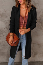 Front Open Knitting Long Cardigan