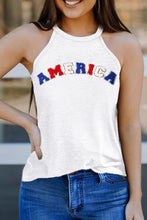 Patriotic eye-catching tank top