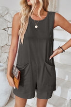 Loose Fit Pockets Sleeveless Romper