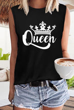 Queen Print Tank Top