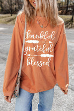 Thankful grateful blessed Arrow Corded Sweatshirt
