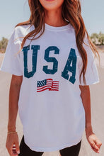 God Bless the USA Bleached Stars Tee