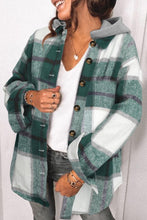 Plaid Hooded Shacket