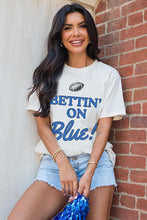 Trendy Game Day Tee and Bettin on Blue