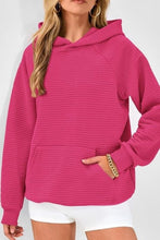 Kangaroo Pocket Textured Hoodie