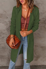 Front Open Knitting Long Cardigan