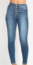 High Rise Button Fly Skinny