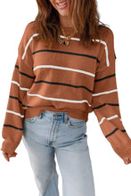 Ribbed Edge Drop Shoulder Sweater