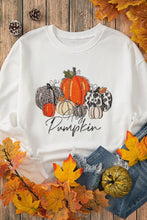 Cute Halloween Ghost Printed Drop Shoulder Baggy Sweatshirt