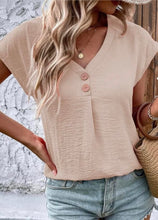 V Neck Bat Sleeves Top