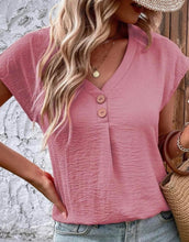 V Neck Bat Sleeves Top