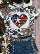 Western Flag Bleached Tee