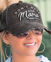 Embroidered Distressed Mom