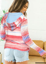 Striped Zipper Hoodie