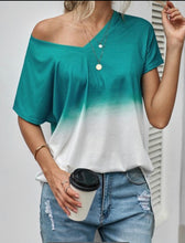 V-Neck Ombré Tee